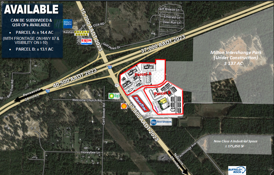 SEQ I-10 & Hwy 87, Milton, FL for sale - Building Photo - Image 1 of 5