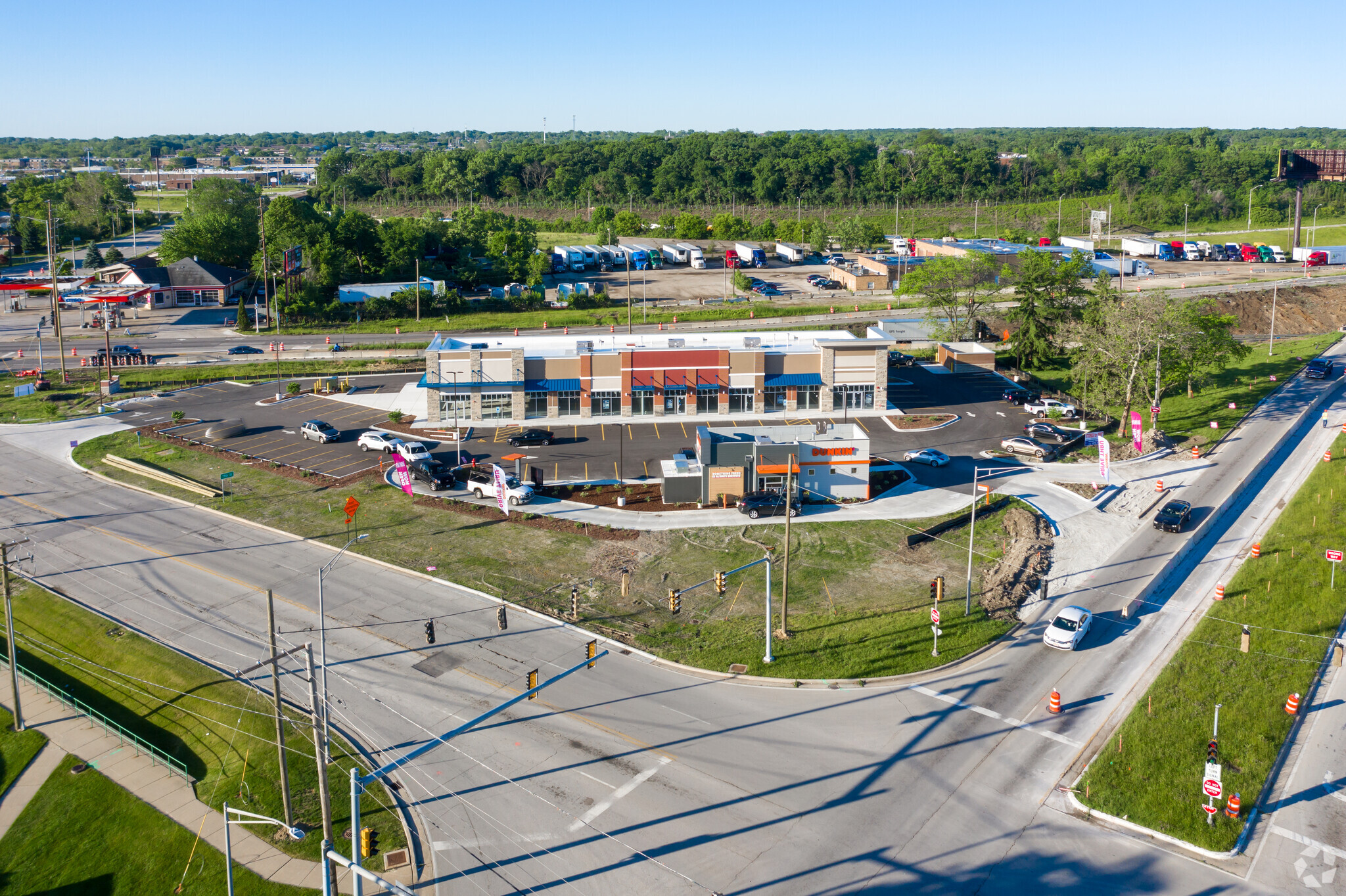 7887-7889 S Archer Ave, Justice, IL for lease Aerial- Image 1 of 12