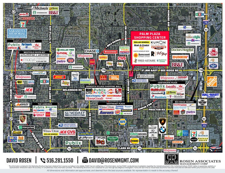 4400 Bee Ridge Rd, Sarasota, FL for lease - Aerial - Image 2 of 43