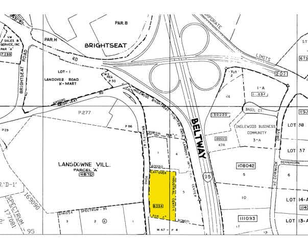 1701 Brightseat Rd, Landover, MD for lease - Plat Map - Image 2 of 7