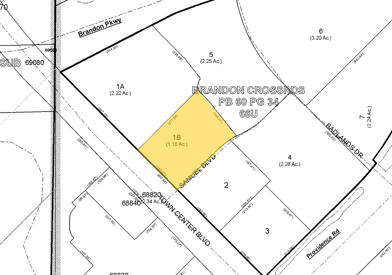 2016 Town Center Blvd, Brandon, FL for sale Plat Map- Image 1 of 1