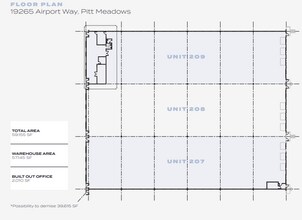 19265 Airport Way, Pitt Meadows, BC for lease Floor Plan- Image 1 of 1