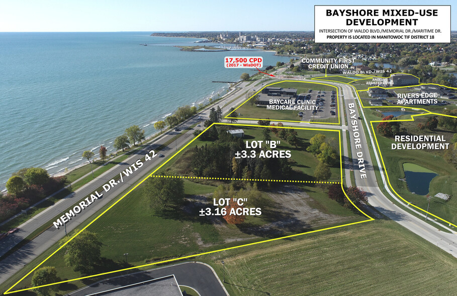 Bay Shore/Memorial Drive Mixed Use Development, Manitowoc, WI for sale - Building Photo - Image 3 of 4