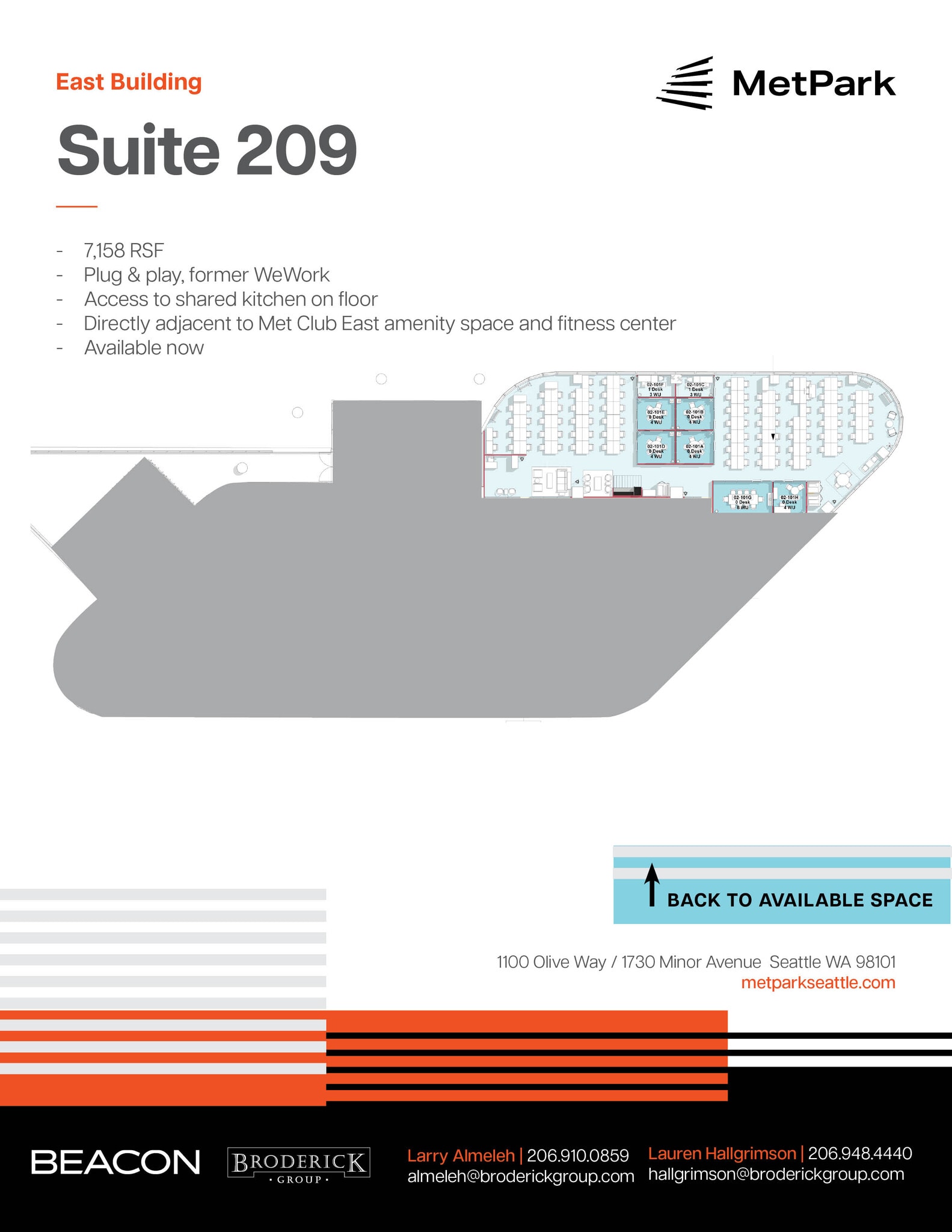 1100 Olive Way, Seattle, WA for lease Floor Plan- Image 1 of 1