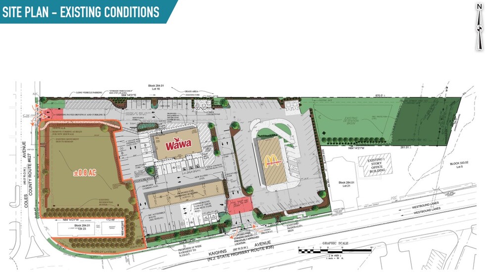 2426-2428 Route 38, Cherry Hill, NJ for sale - Site Plan - Image 2 of 4