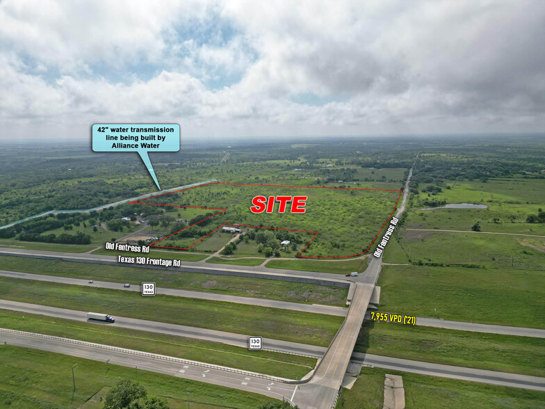 TBD SH-130 and Old Fentress Road, Lockhart, TX for sale - Aerial - Image 2 of 4