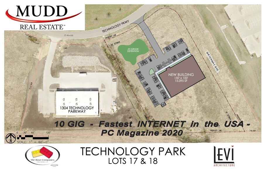 Lots 17 & 18 Technology Pky, Cedar Falls, IA for lease - Building Photo - Image 1 of 26