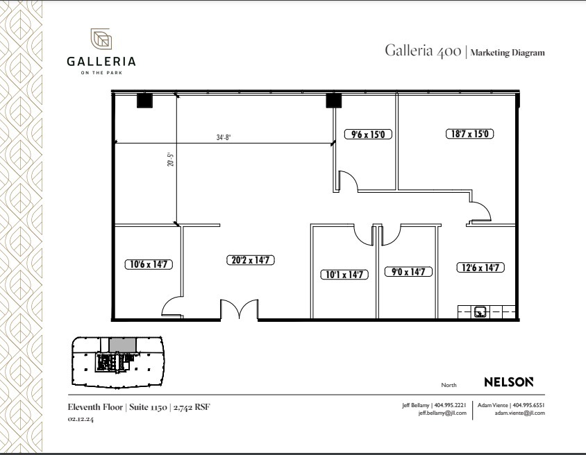 600 Galleria Pky SE, Atlanta, GA for lease Floor Plan- Image 1 of 1