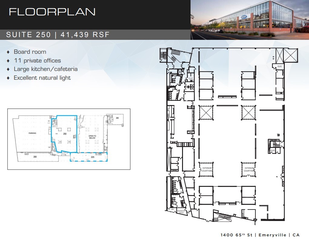 1400 65th St, Emeryville, CA for lease Floor Plan- Image 1 of 1