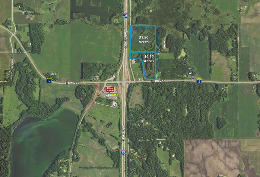 NE Interstate 35, Northfield, MN for sale - Aerial - Image 1 of 3