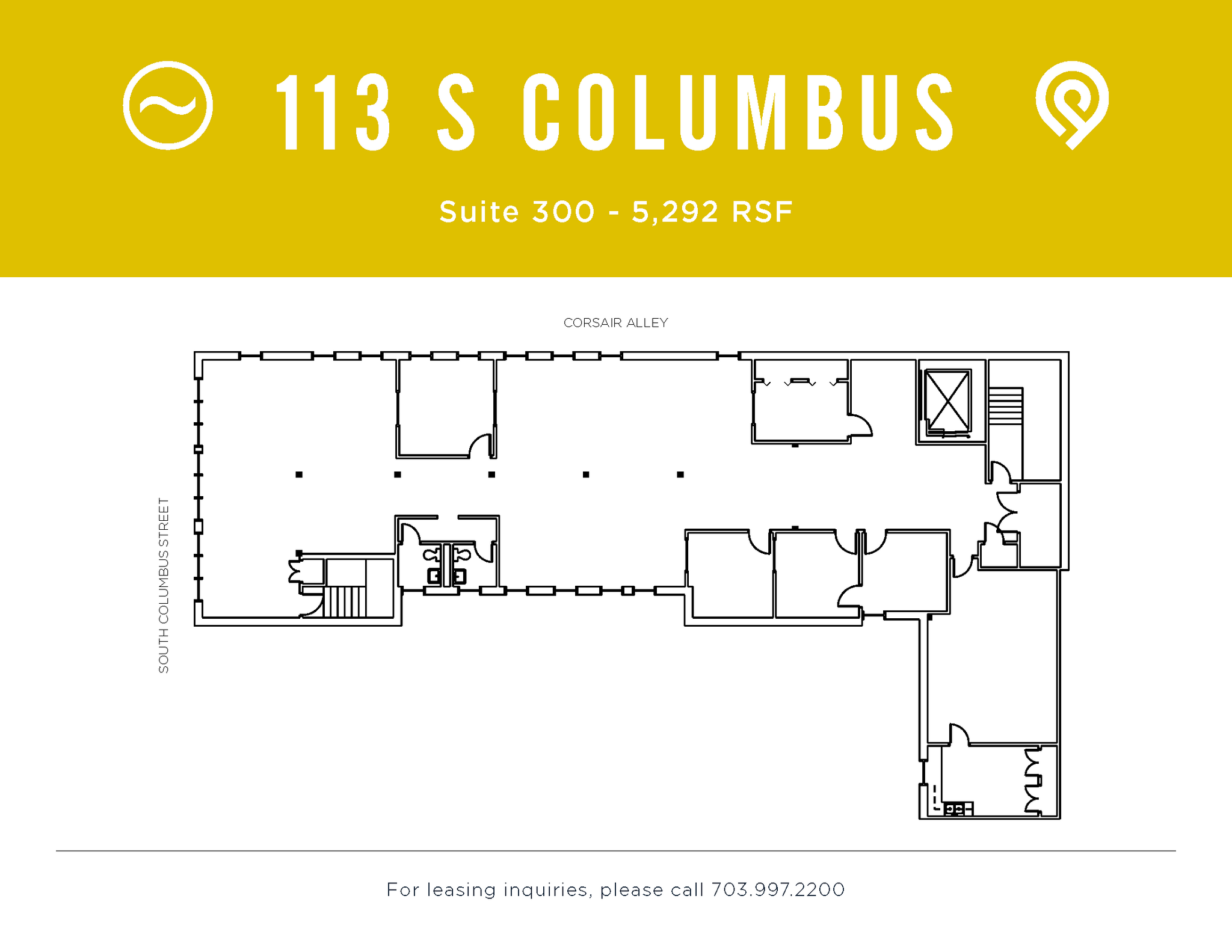 113 S Columbus St, Alexandria, VA for lease Floor Plan- Image 1 of 1