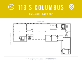 113 S Columbus St, Alexandria, VA for lease Floor Plan- Image 1 of 1