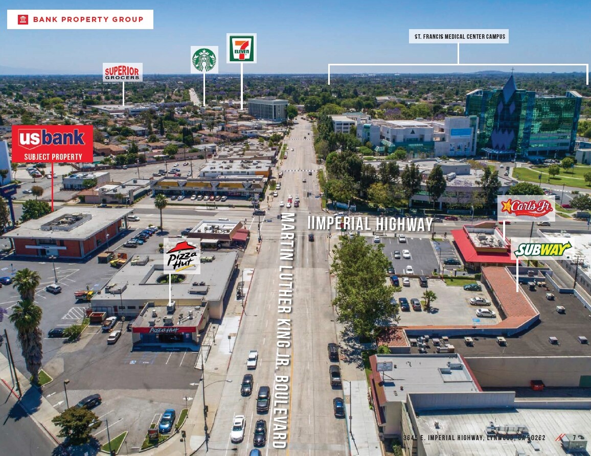 3645 E Imperial Hwy, Lynwood, CA, 90262 Bank Property For Sale