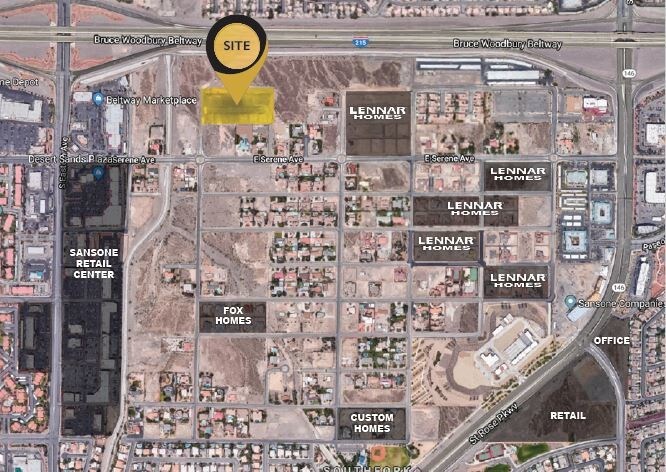 215 & Eastern Ave, Las Vegas, NV for sale Aerial- Image 1 of 1