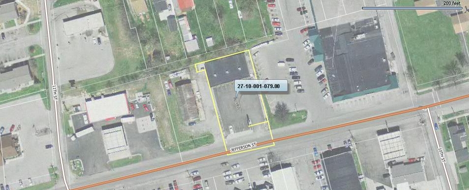 1045 Jefferson St, Greenfield, OH for lease - Aerial - Image 2 of 3