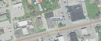 1045 Jefferson St, Greenfield, OH - aerial  map view