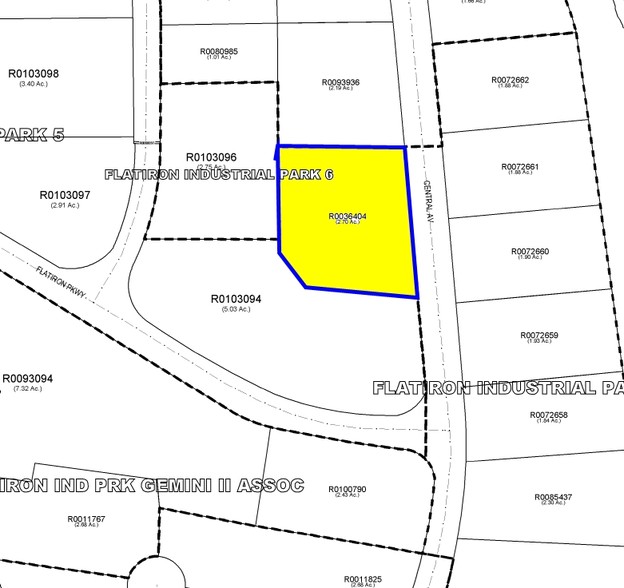 2465 Central Ave, Boulder, CO for lease - Plat Map - Image 2 of 6