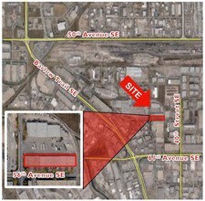 3716 56th Ave SE, Calgary, AB - AERIAL  map view - Image1