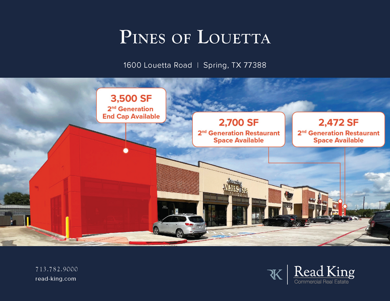 1610-1614 Louetta Rd, Spring, TX for lease - Building Photo - Image 2 of 3