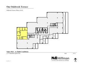 18W200 W 22nd St, Oakbrook Terrace, IL for lease Floor Plan- Image 1 of 6