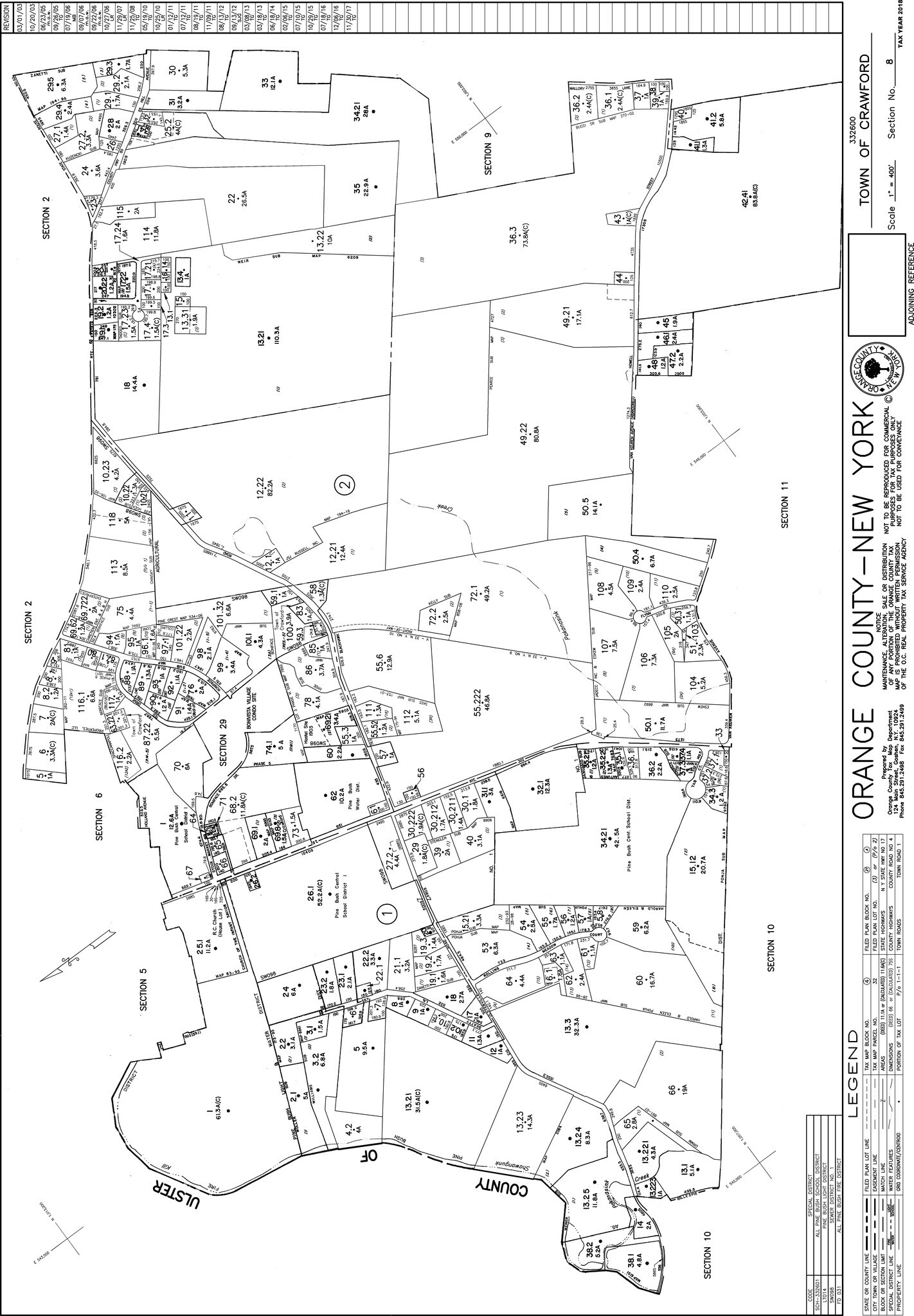 Land in Pine Bush, NY for sale Plat Map- Image 1 of 1