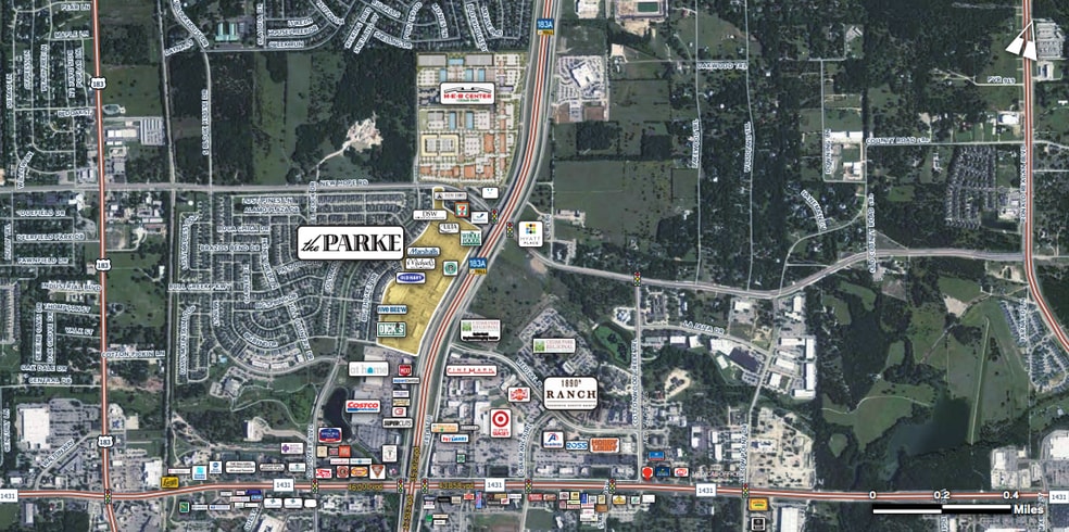 5001 US Highway 183 A, Cedar Park, TX for lease - Aerial - Image 1 of 2