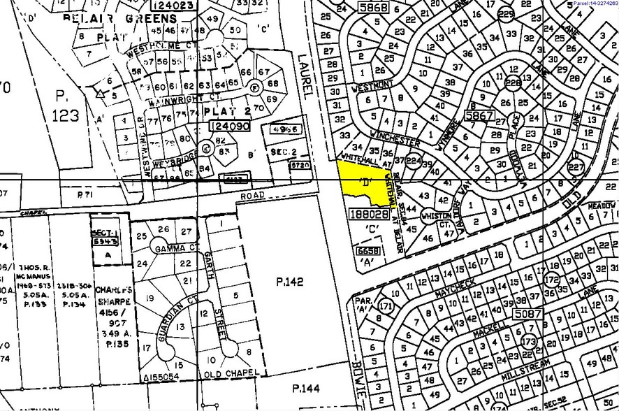 6915 Laurel Bowie Rd, Bowie, MD for lease - Plat Map - Image 2 of 8