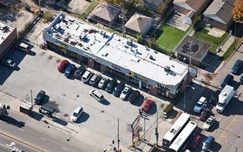 9500-9518 S Halsted St, Chicago, IL - aerial  map view