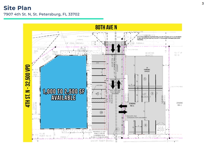 7925 4th St N, Saint Petersburg, FL for lease - Site Plan - Image 2 of 2
