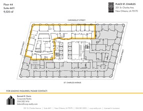 201 St. Charles Ave, New Orleans, LA for lease Site Plan- Image 1 of 1