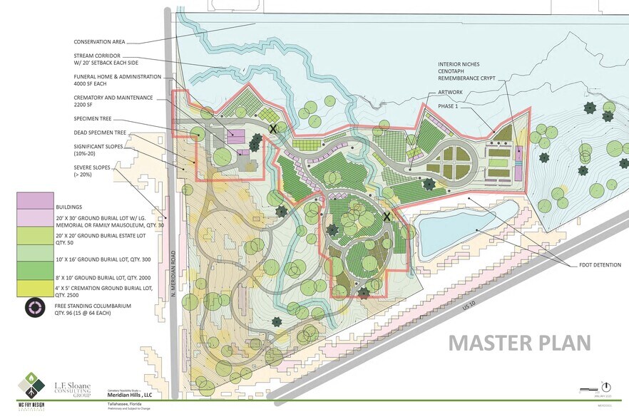 Meridian Rd, Tallahassee, FL for sale - Site Plan - Image 2 of 4