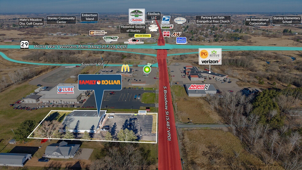 618 S Broadway St, Stanley, WI for sale - Building Photo - Image 2 of 5