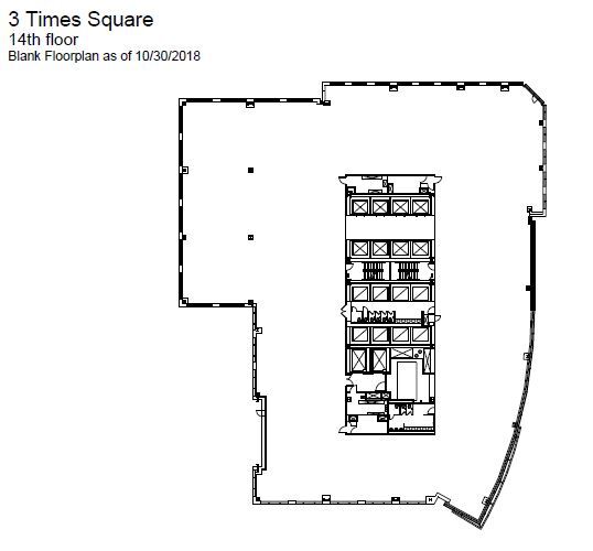 3 Times Sq, New York, NY for lease Floor Plan- Image 1 of 1