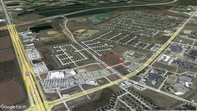 Langston Drive, Mont Belvieu, TX - aerial  map view