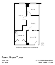 11910 Greenville Ave, Dallas, TX for lease Floor Plan- Image 1 of 1