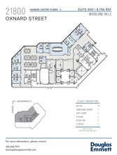 21800 Oxnard St, Woodland Hills, CA for lease Floor Plan- Image 1 of 1