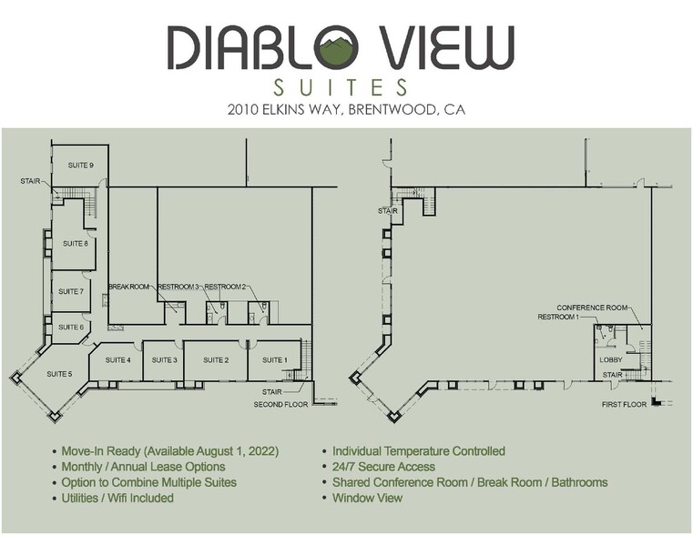 2010 Elkins Way, Brentwood, CA for lease - Floor Plan - Image 2 of 11