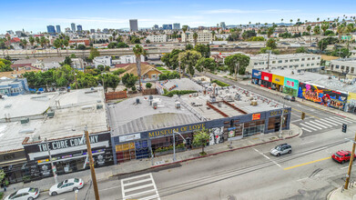 4318-4330 Melrose Ave, Los Angeles, CA - aerial  map view