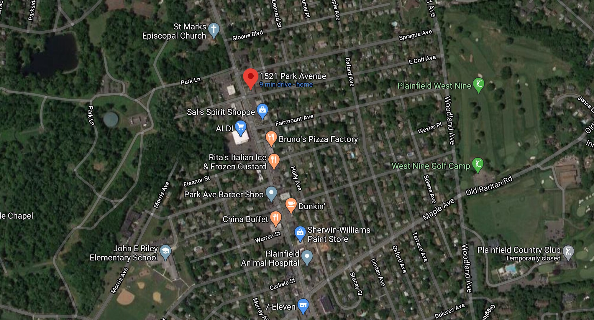 1521 Park Ave, South Plainfield, NJ for sale Aerial- Image 1 of 1