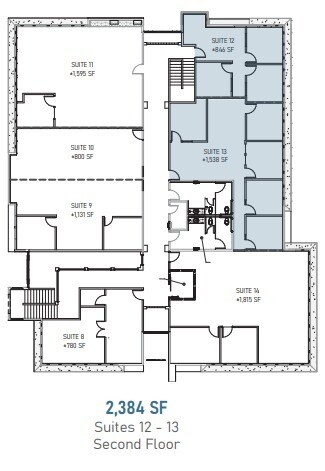 5677 Oberlin Dr, San Diego, CA 92121 - Unit 12-13 -  - Floor Plan - Image 1 of 1