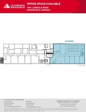 7001 Loisdale Rd, Springfield, VA for lease Floor Plan- Image 1 of 1