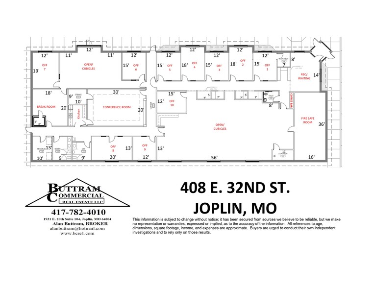 408 E 32nd St, Joplin, MO for lease - Building Photo - Image 3 of 34