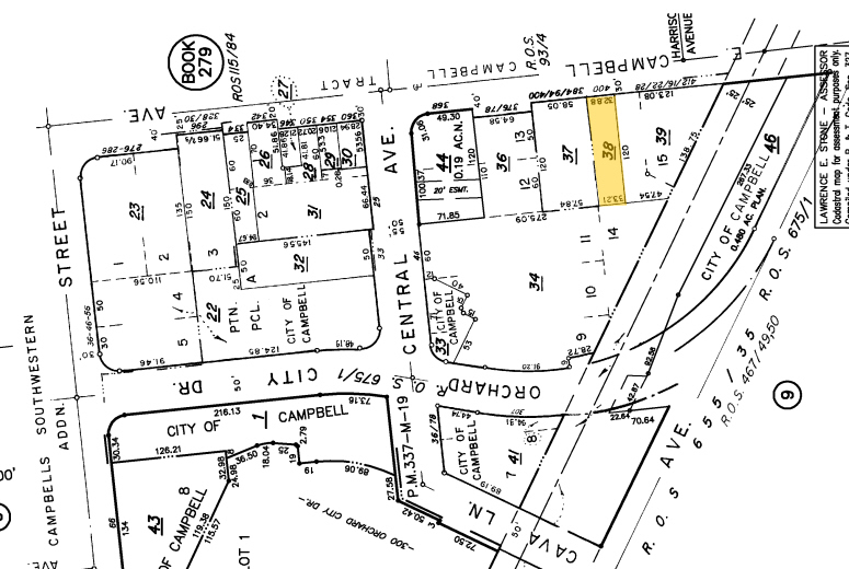 400 E Campbell Ave, Campbell, CA for lease - Plat Map - Image 2 of 2