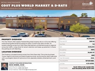 More details for 5975 E Broadway Blvd, Tucson, AZ - Retail for Sale