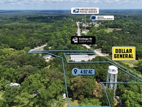 adj. to 1010 College St, Newton, AL - AERIAL  map view - Image1