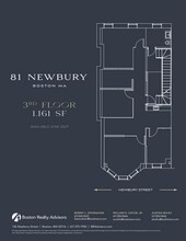 81 Newbury St, Boston, MA for lease Floor Plan- Image 1 of 4