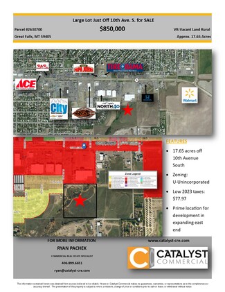 More details for 5th, Great Falls, MT - Land for Sale