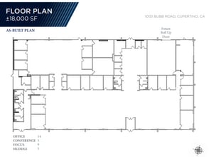 10131 Bubb Rd, Cupertino, CA for sale Floor Plan- Image 1 of 3