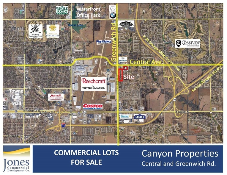 Central and Greenwich Rd, Wichita, KS for sale - Building Photo - Image 1 of 1