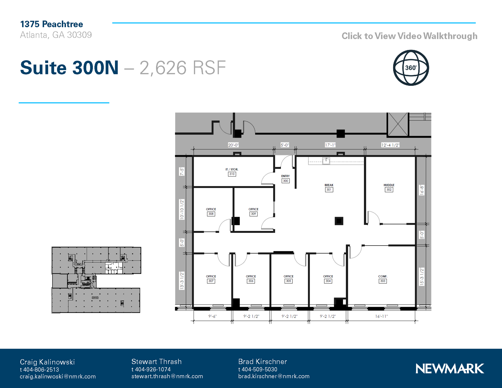 1375 Peachtree St NE, Atlanta, GA for lease Floor Plan- Image 1 of 1